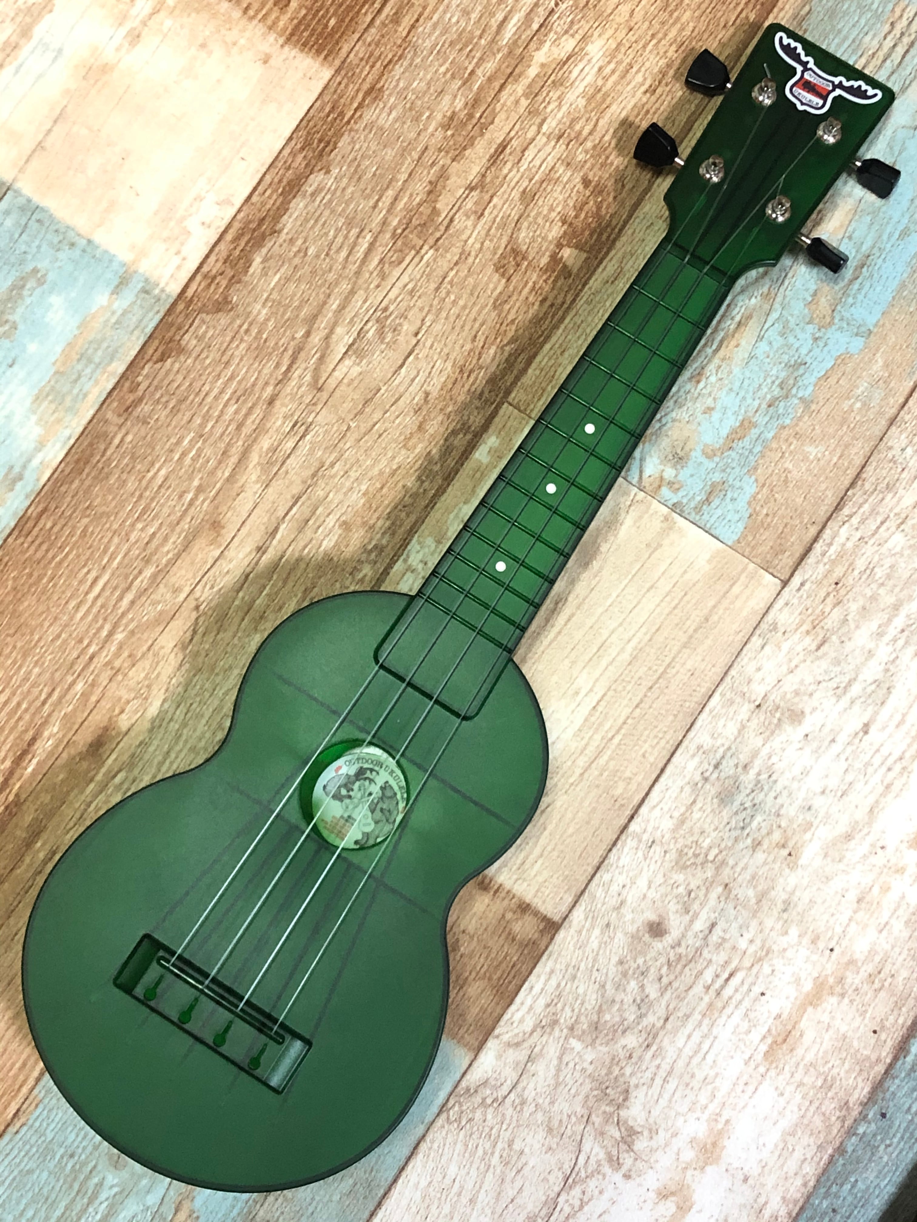 中古 調整済 USA製 OUTDOOR ソプラノウクレレ Green Nickel GATORケース付 | UKULELE　DARUMA  powered by BASE