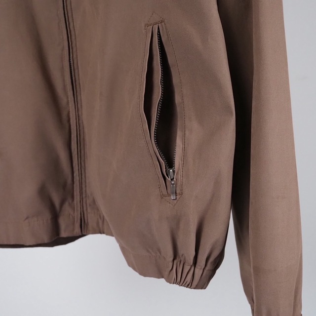 1990’s~St Jhon’s Bay Faux Suede Zip-Up Blouson／M