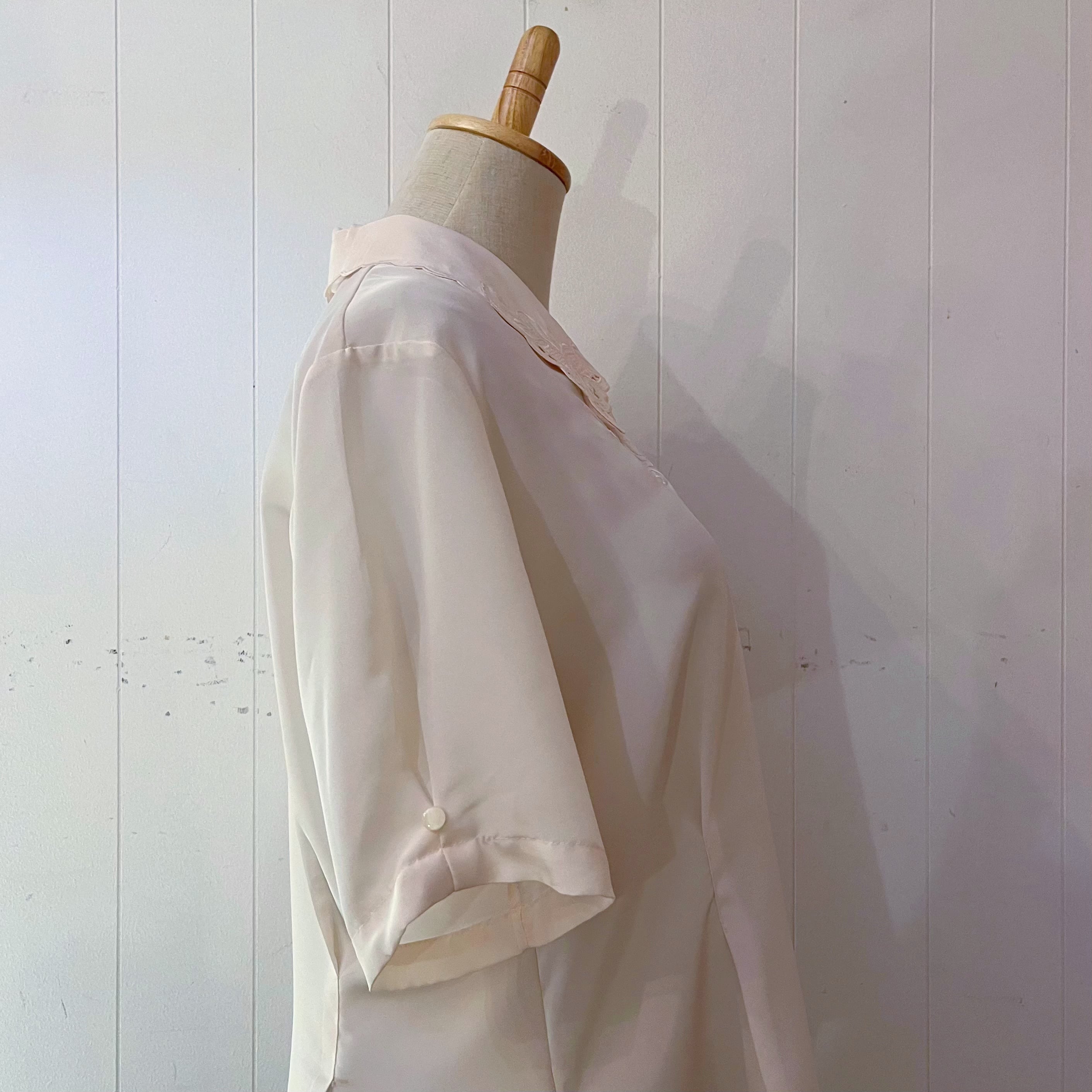 hidden heart pale pink blouse