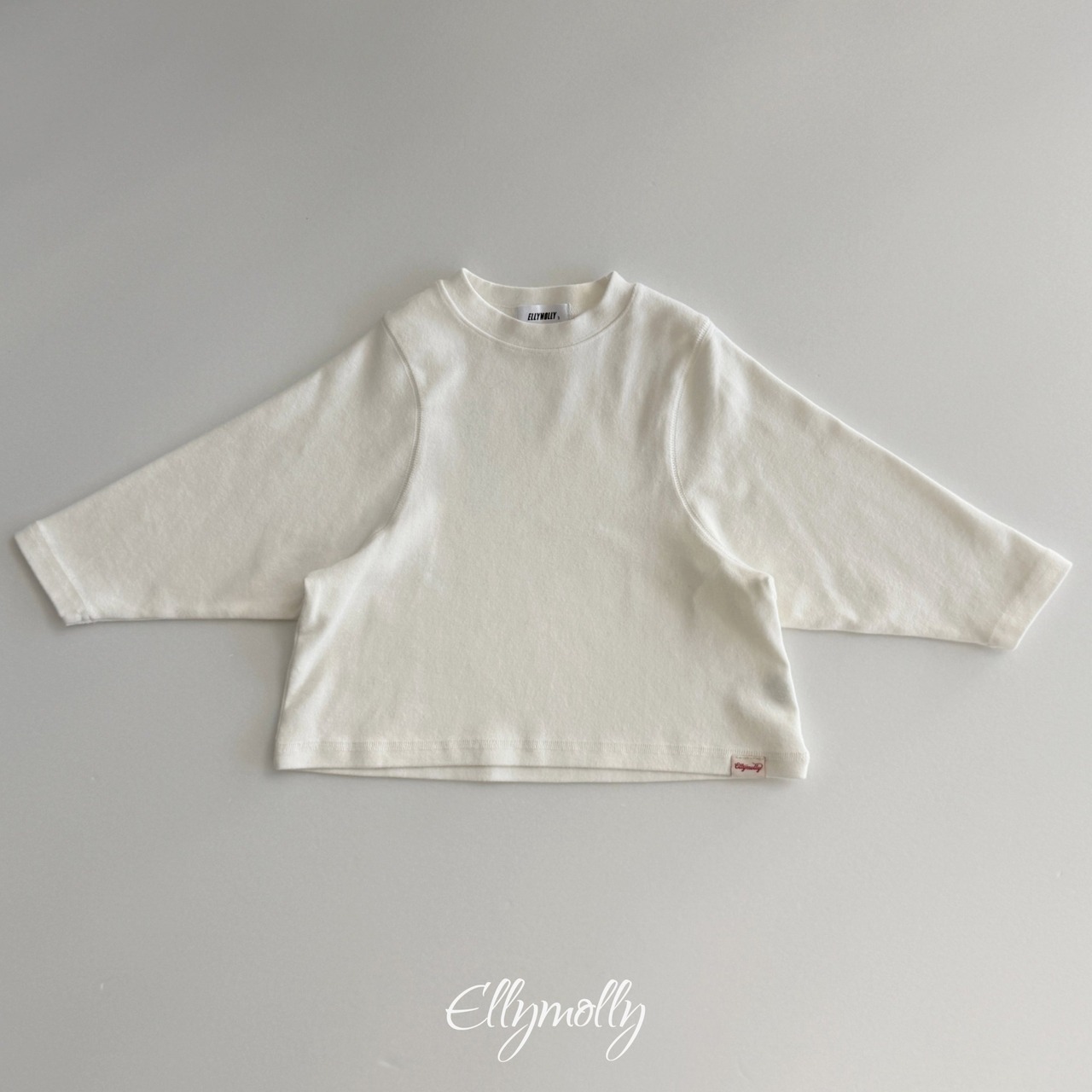 エリーモリー / ELLY MOLLY / モンドピーチTシャツ / 韓国子供服 / キッズ / 26winter〖取寄〗*3~11号*