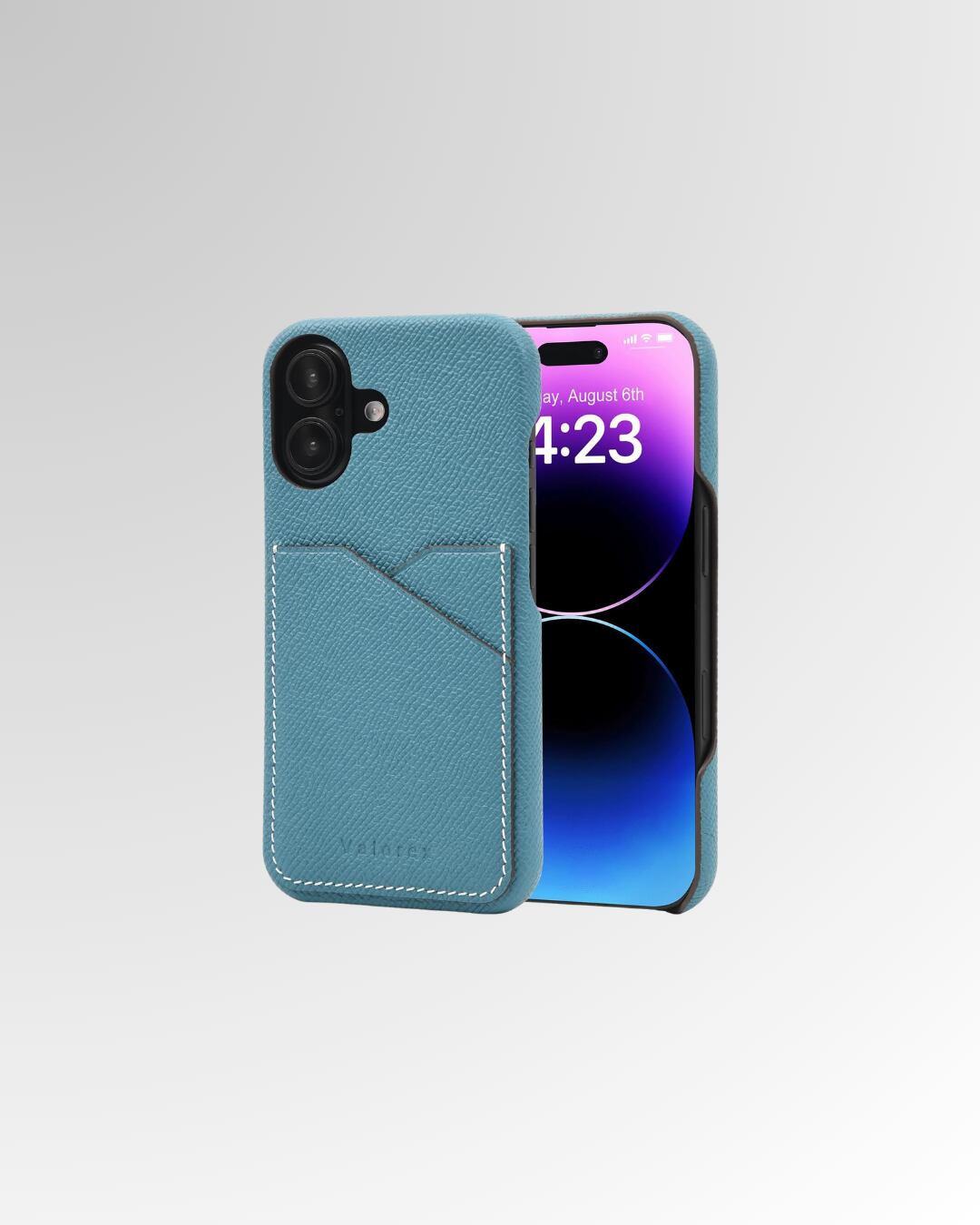 【iPhone16シリーズ】バックカバー型ケース エプソン ブルージーン