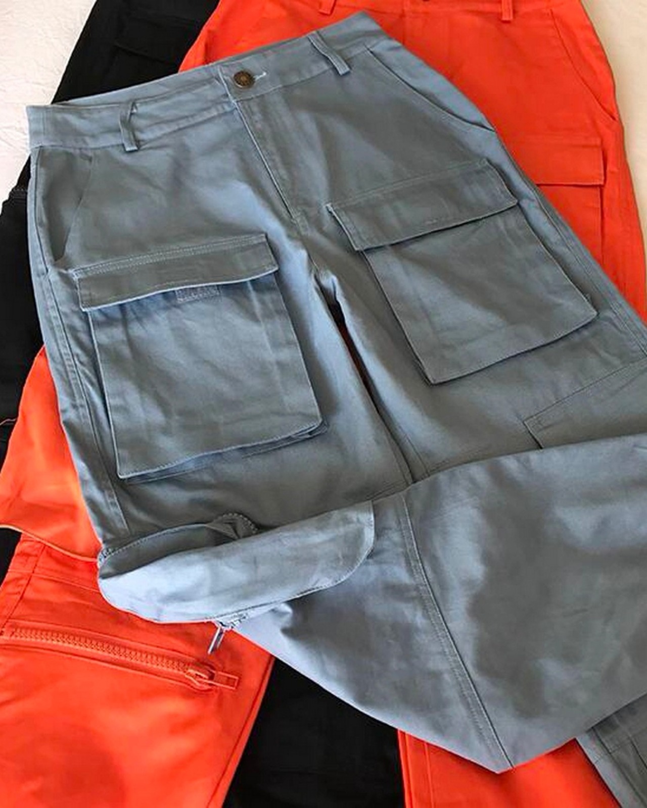 ハイウエストカーゴパンツ 3color A0594 - 12