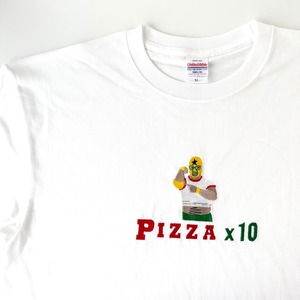 ◆K様オーダー品◆刺繍Tシャツ【PIZZA×10】T-400