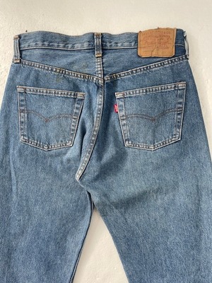 M-107  リーバイス Levis501古着 1980年代赤耳 米国製刻524　W 79cm  股下 73cm　