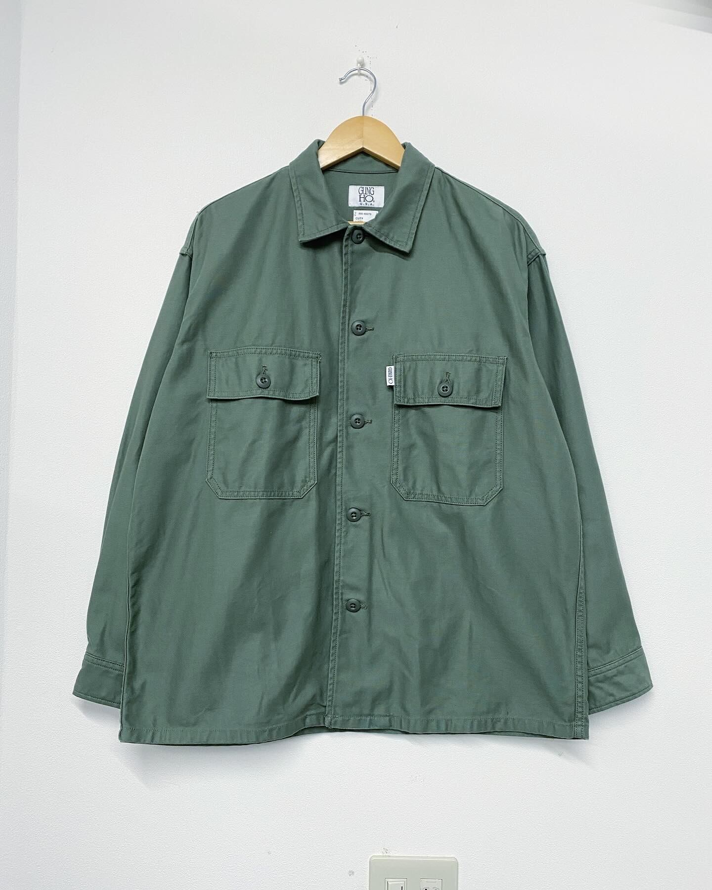 Gung Ho Cotton Back Satin Fatigue Shirt Jacket/XL | ACIDHOUSE
