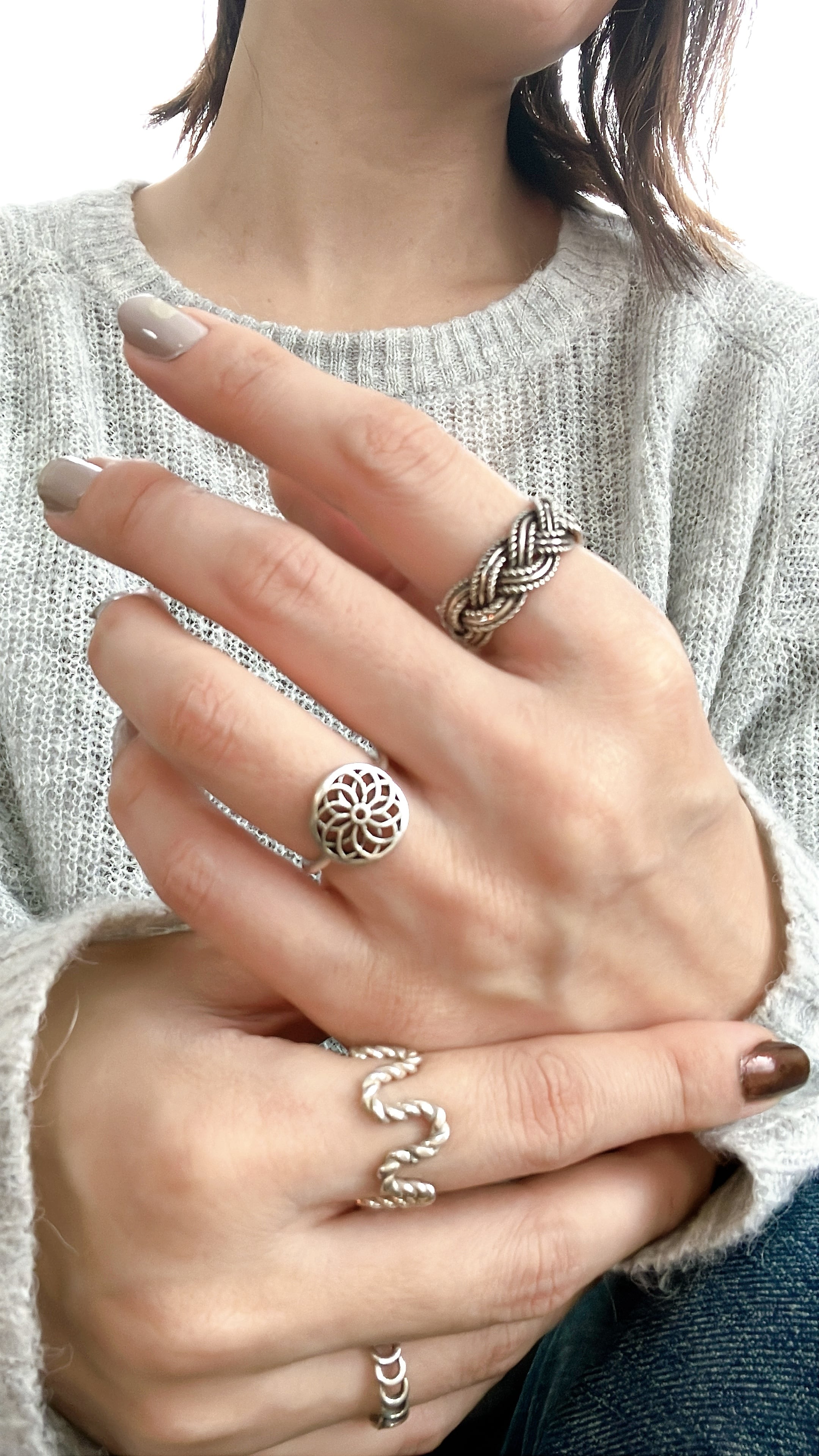 ♯free11  silver ring =wheel=