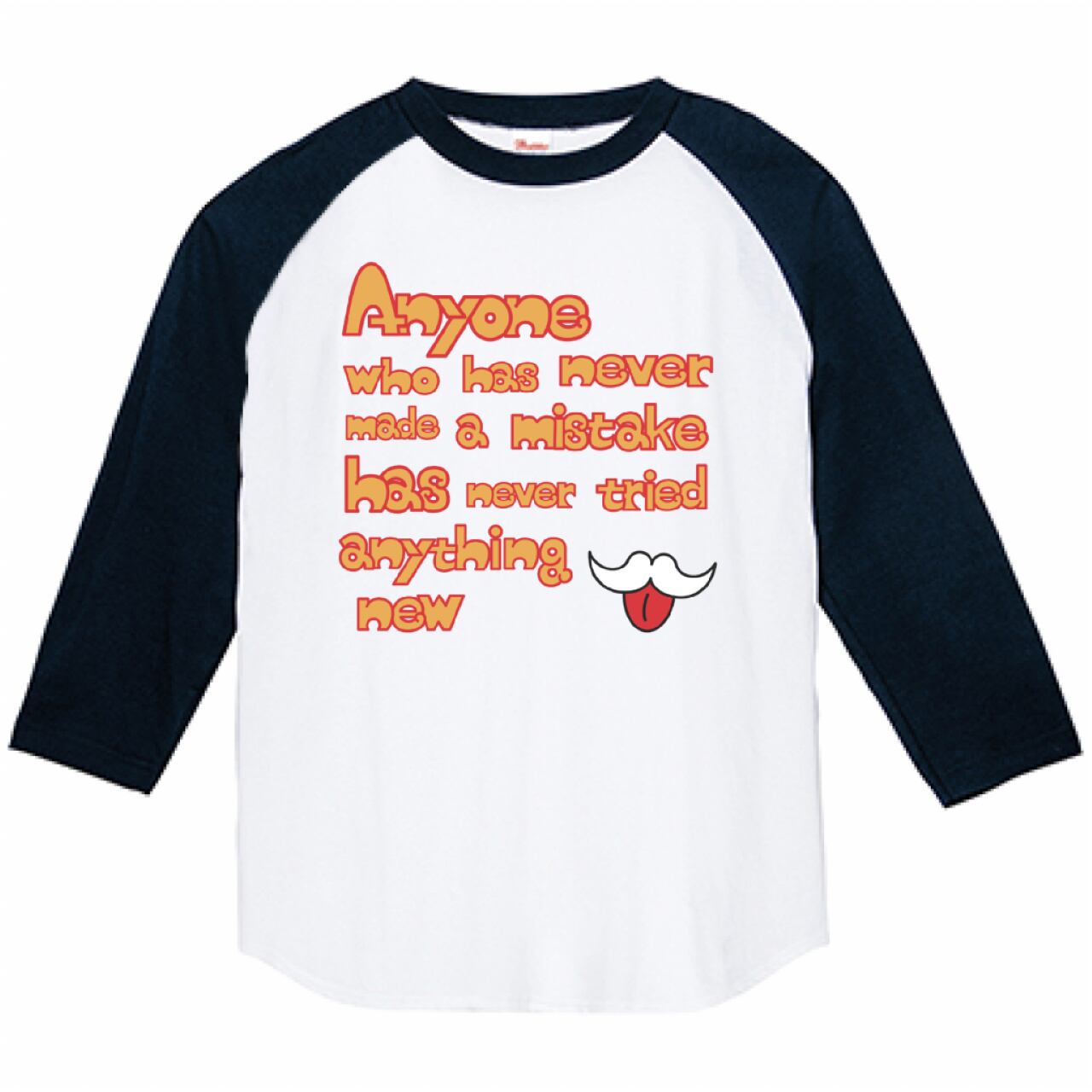 DHD(C)019【ラグランスリーブ（ネイビー）　アインシュタインⅠ】