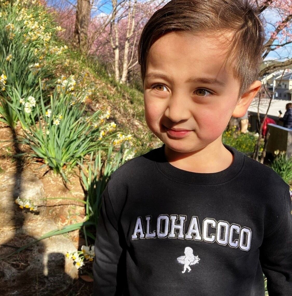 KIDS 2021刺繍トレーナー【BLACK】数量在庫追加