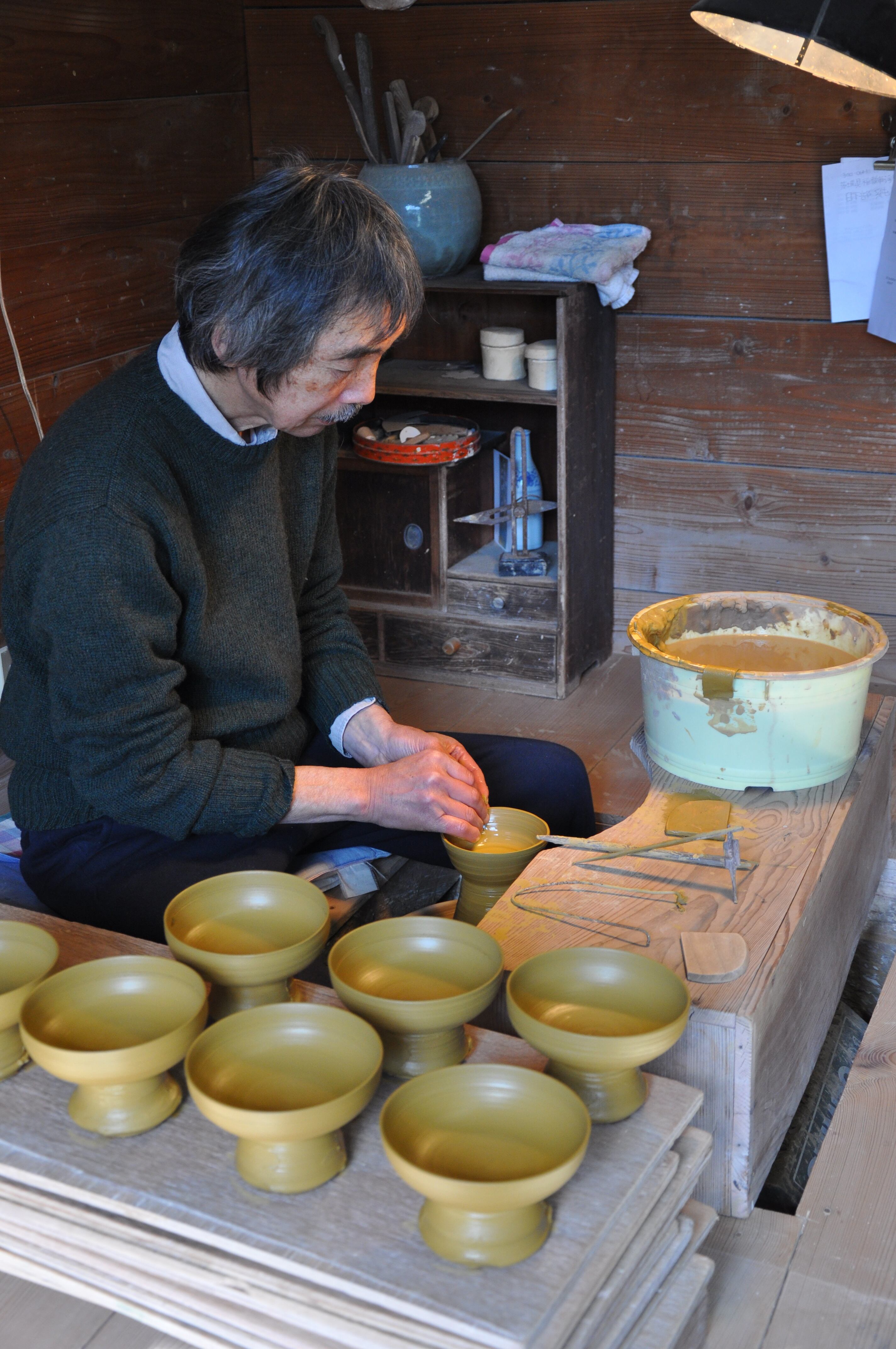 笠間焼 三島柄 7寸皿 新井倫彦作 | 趣味の園芸と陶器山竹