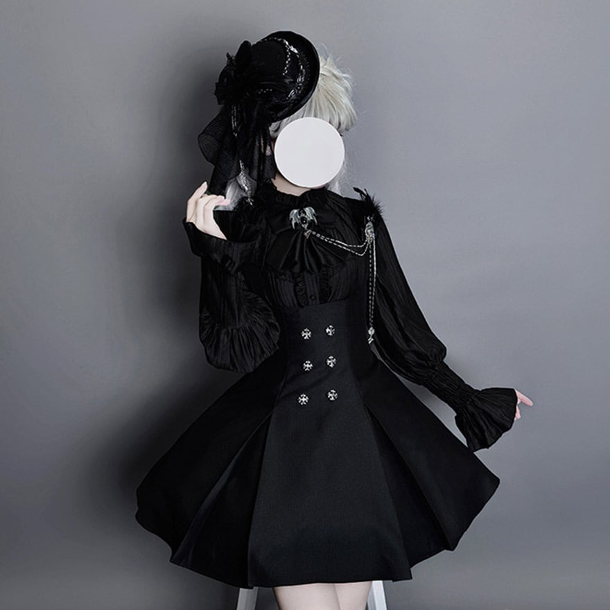 予約商品 ゴスロリ 暗夜執事 ジャンパースカート ALICEGIRL ダーク