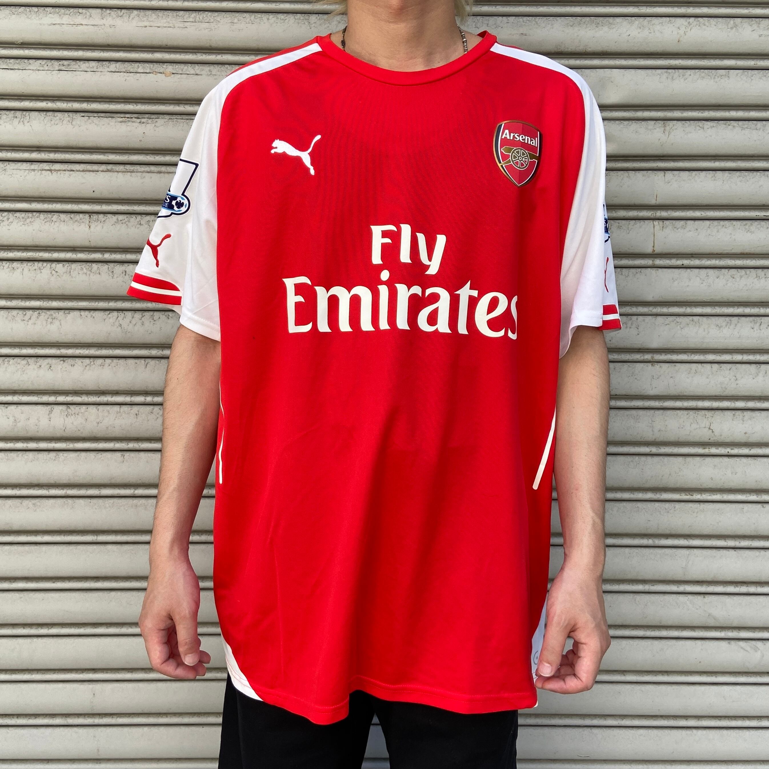PUMA アーセナル サッカーユニフォーム ゲームシャツ レッド XXL 