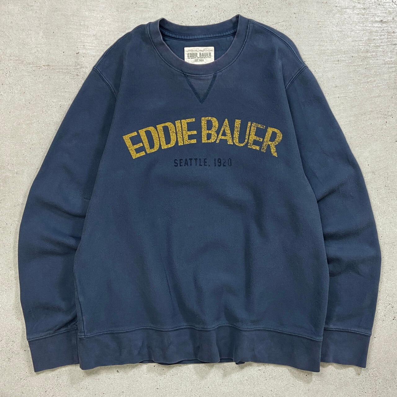 Eddie Bauer エディーバウアー ブランドロゴプリント スウェットシャツ 
