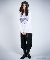 COOLAアングルロゴルーズロングスリーブTシャツ (WHITE) CQ-47009
