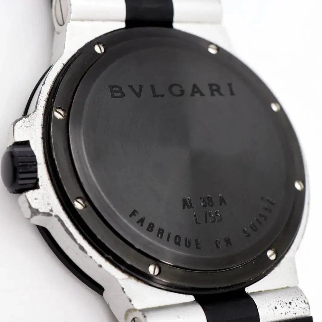 稼働 BVLGARI 腕時計 自動巻き アルミニウム オートマ メンズ3122