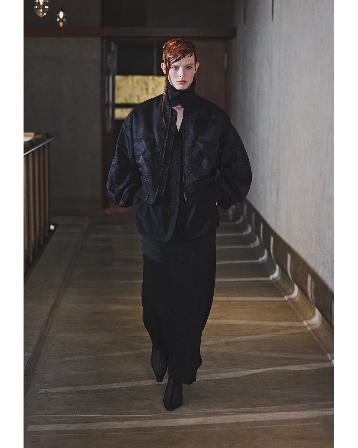 Mame Kurogouchi】Karako Jacquard Open Collar Shirt /ecru | TOLMA.