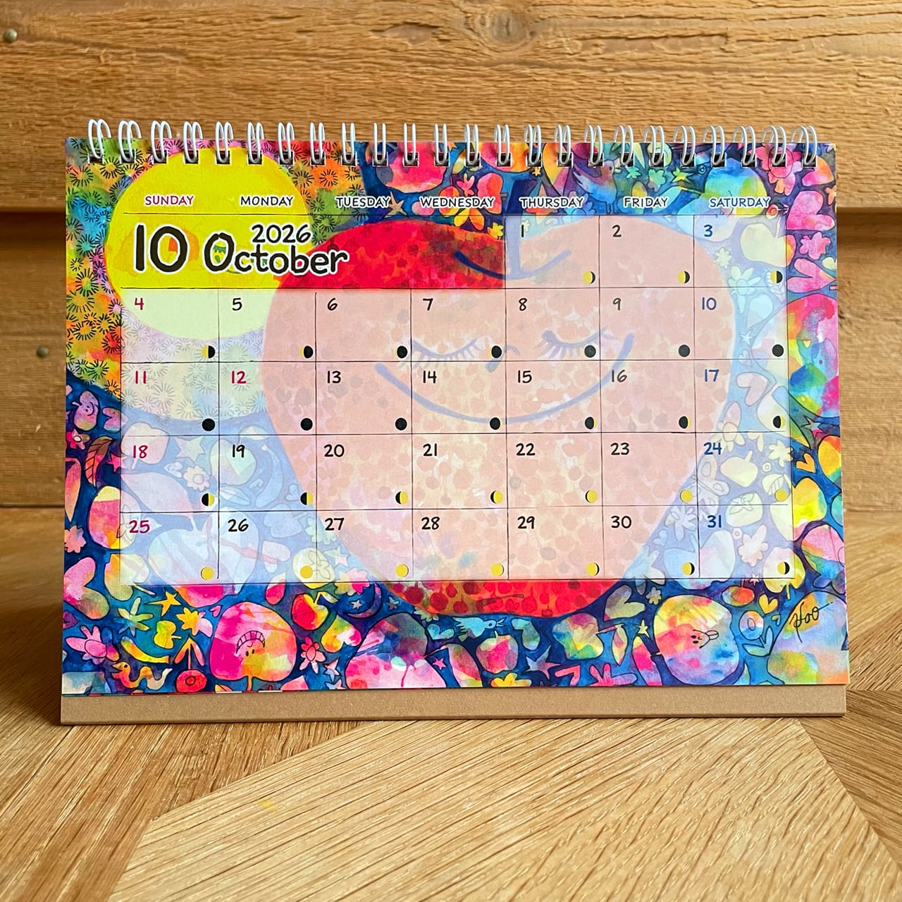 2026年度 卓上カレンダー | KAO KAO PANDA STUDIO NET SHOP
