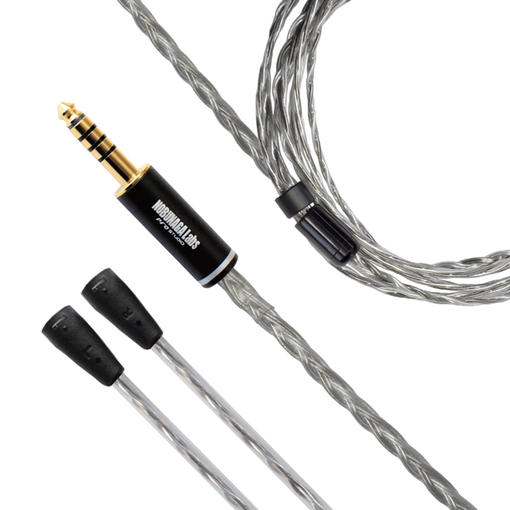 《SALE》【美品中古品】水葵(みずあおい)NOBUNAGA Labs HYBRID :: 4.4mm5極バランス対応SENNHEISER専用ハイブリッドリケーブル