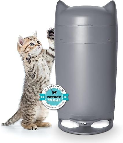 消臭ゴミ箱 臭わない 密封 猫砂ごみ箱 フタ付き キティツイスター 猫の
