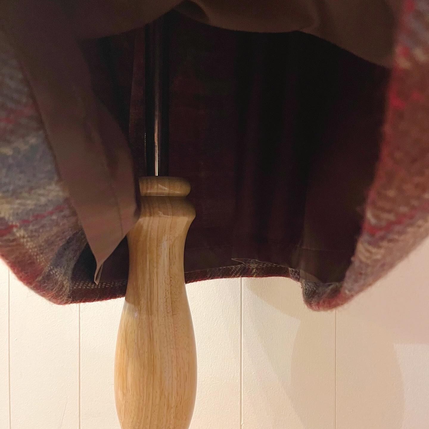 brown velours collar triangle check one-piece