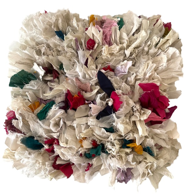 yao "India Bushy Cushion cover Whitish" クッションカバー⑥