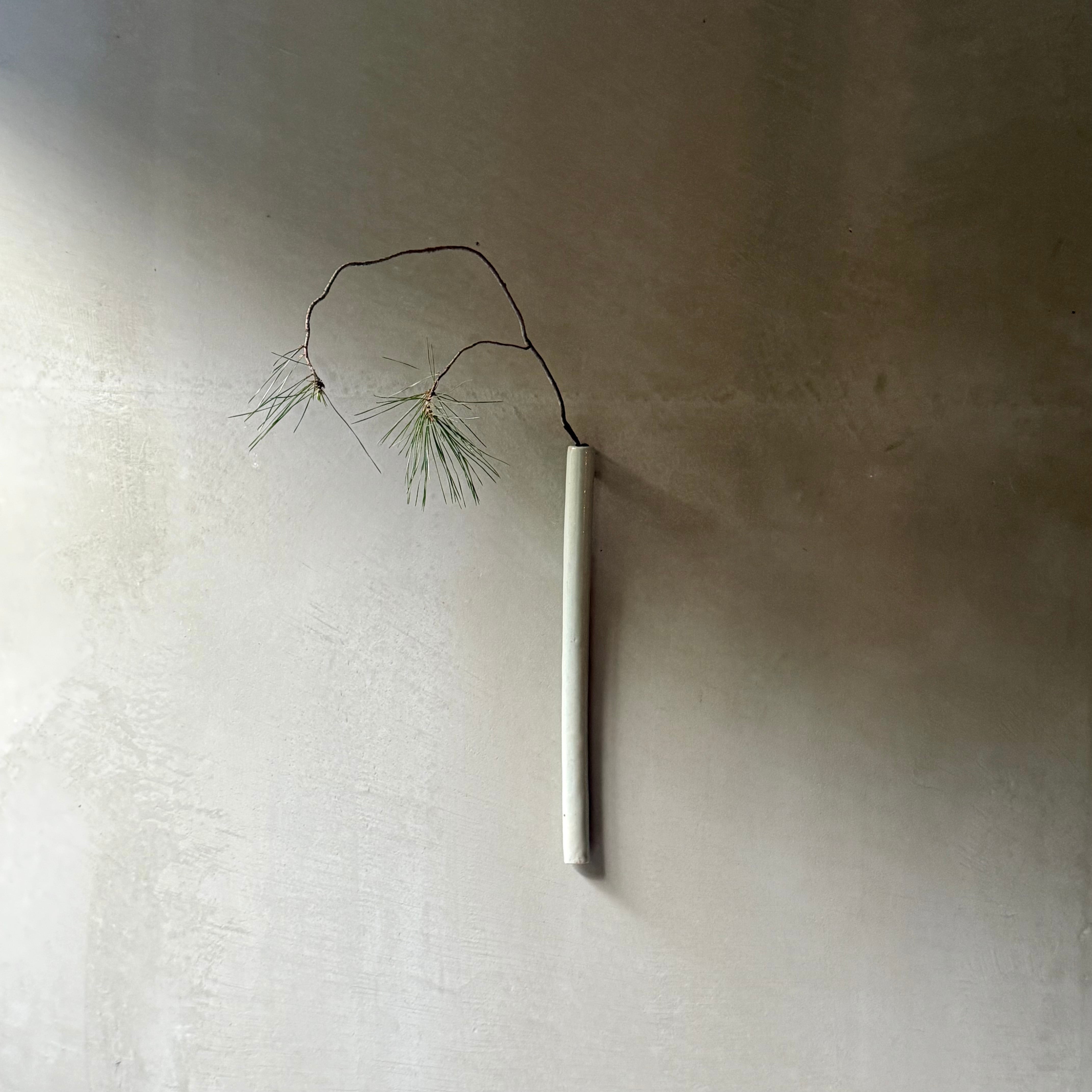 日高伸治 筒形掛花入 A