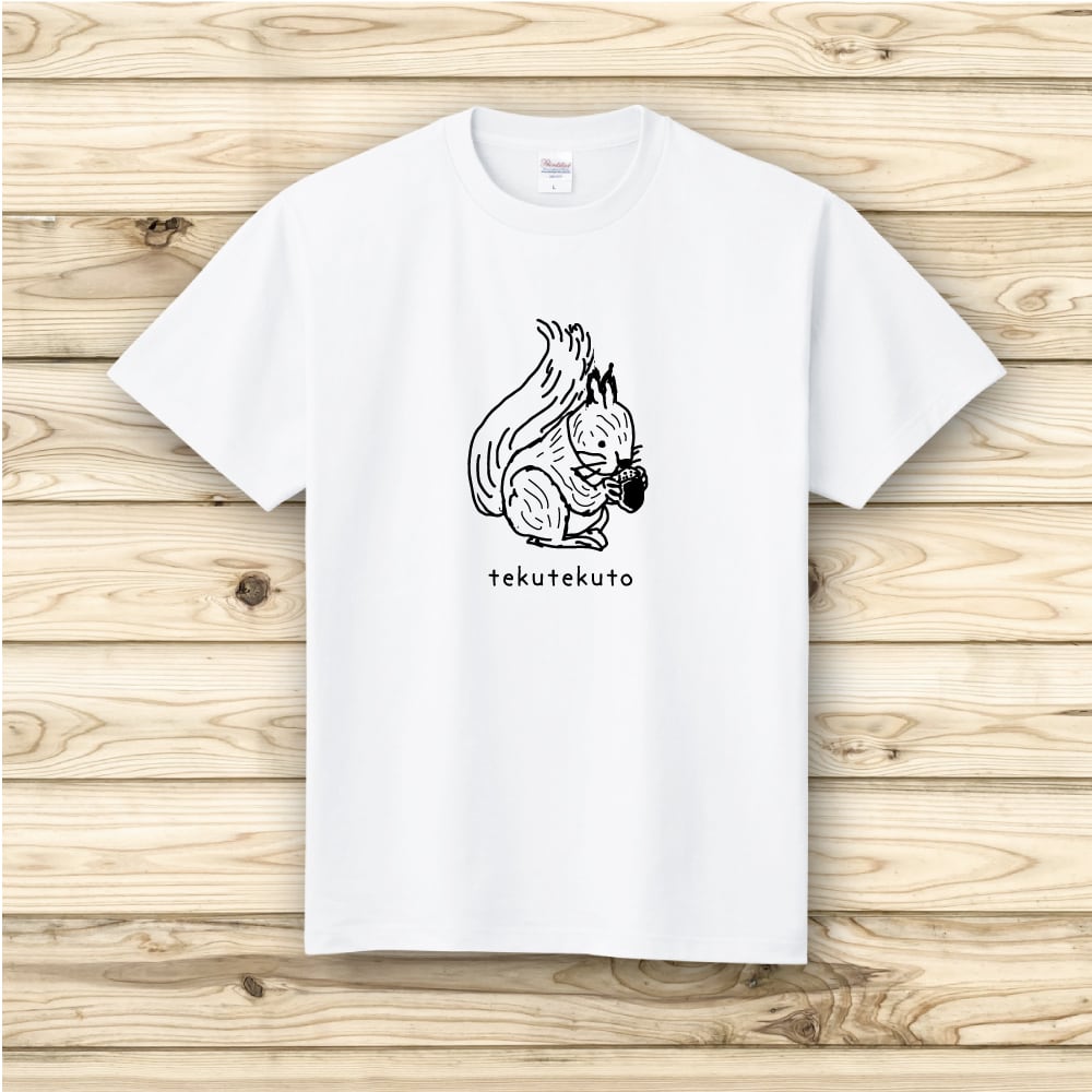 【河谷シャツ】 木の実　栗　どんぐり　くるみ　リス　M 河谷シャツ】 木の実 栗 どんぐり くるみ リス M 河谷シャツ