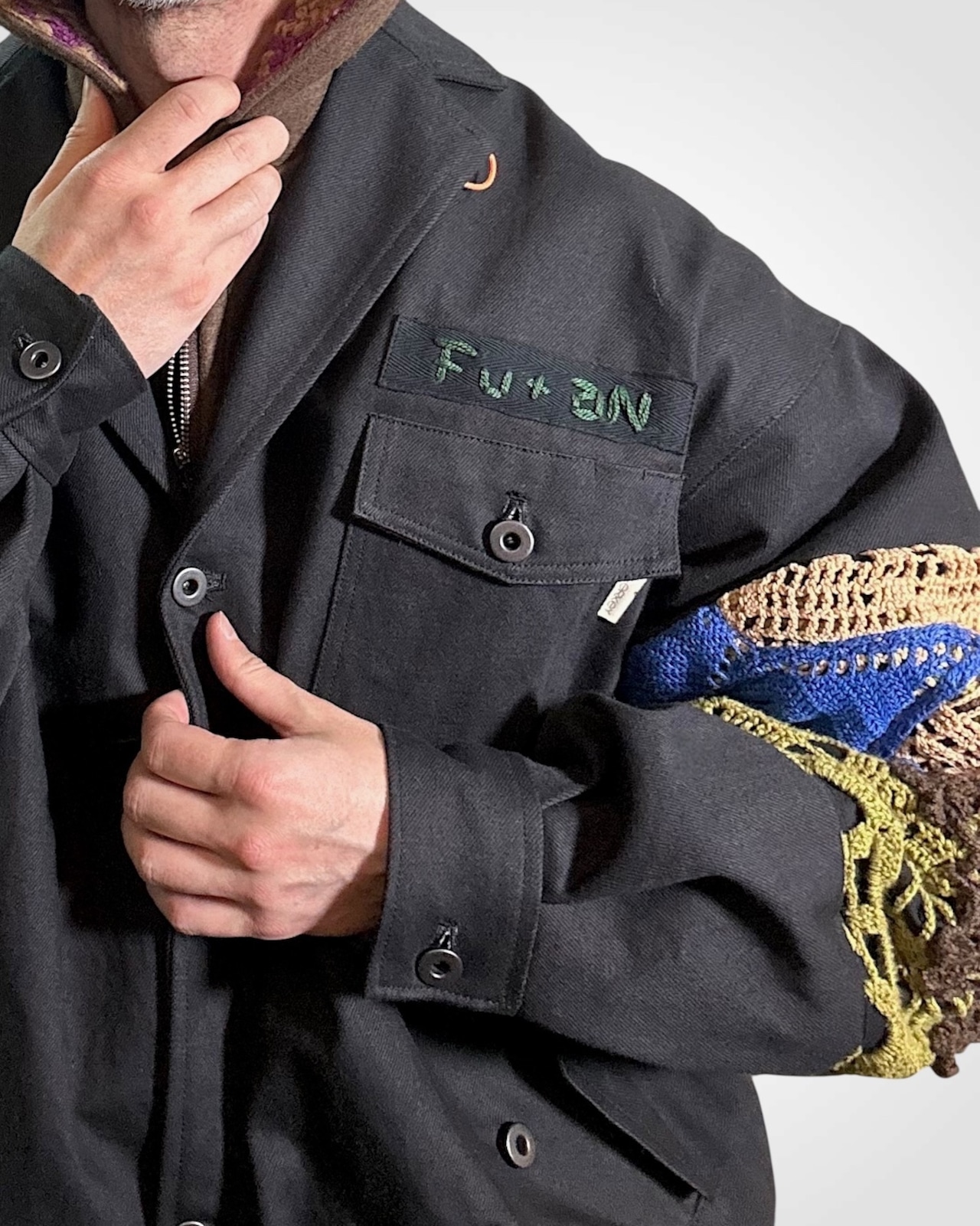 MK27A-O-08 BUD TAILOR-JK #BLK RELAX TYPE2
