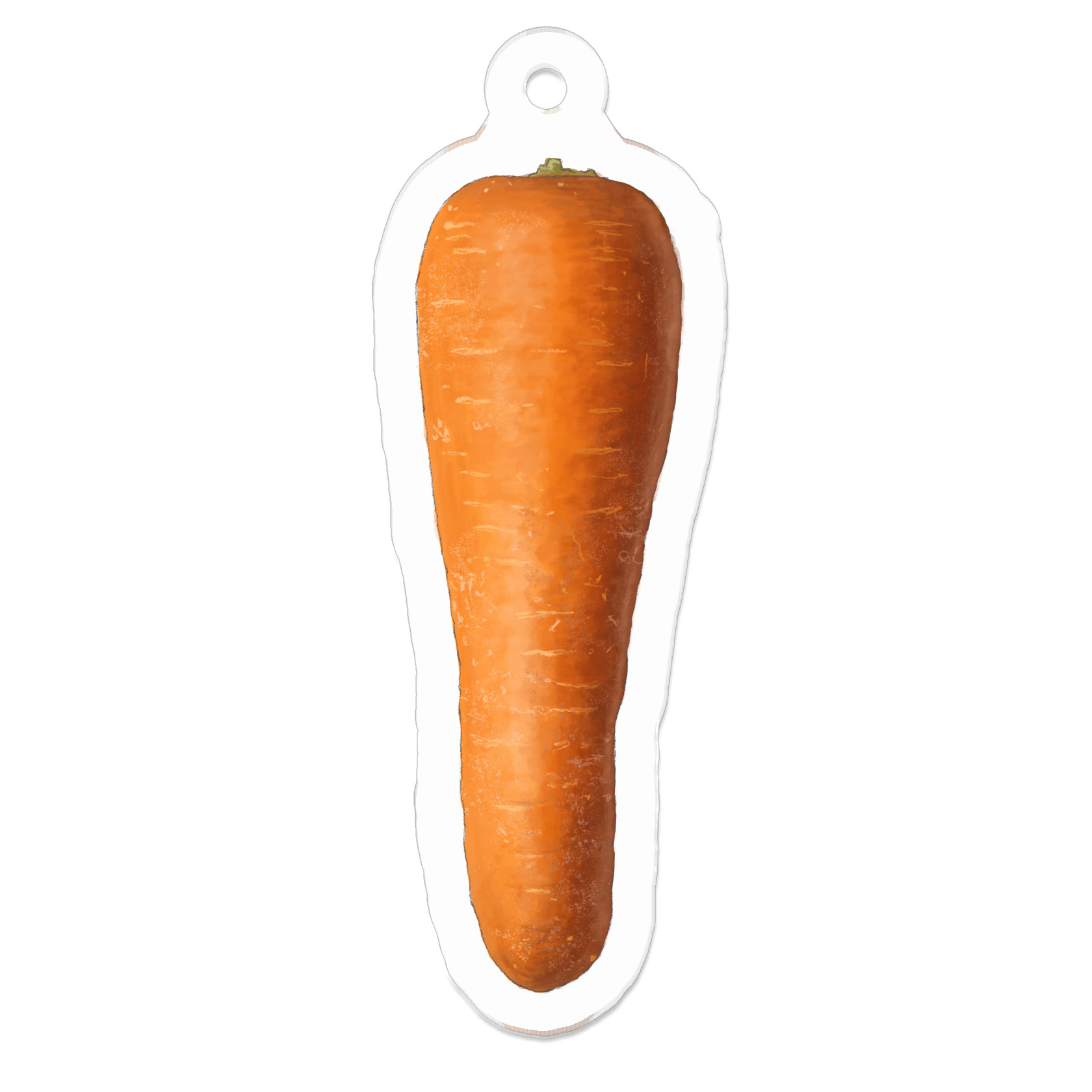 にんじんのアクリルキーホルダー 絵描きのraddieyのお店 にんじんのアクリルキーホルダー 絵描きのraddieyのお店