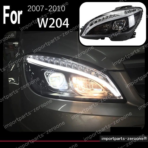 メルセデス・ベンツ　Cクラス　W204　2007〜2010　アップグレードヘッドライト　Halogen　　-HAD-1030