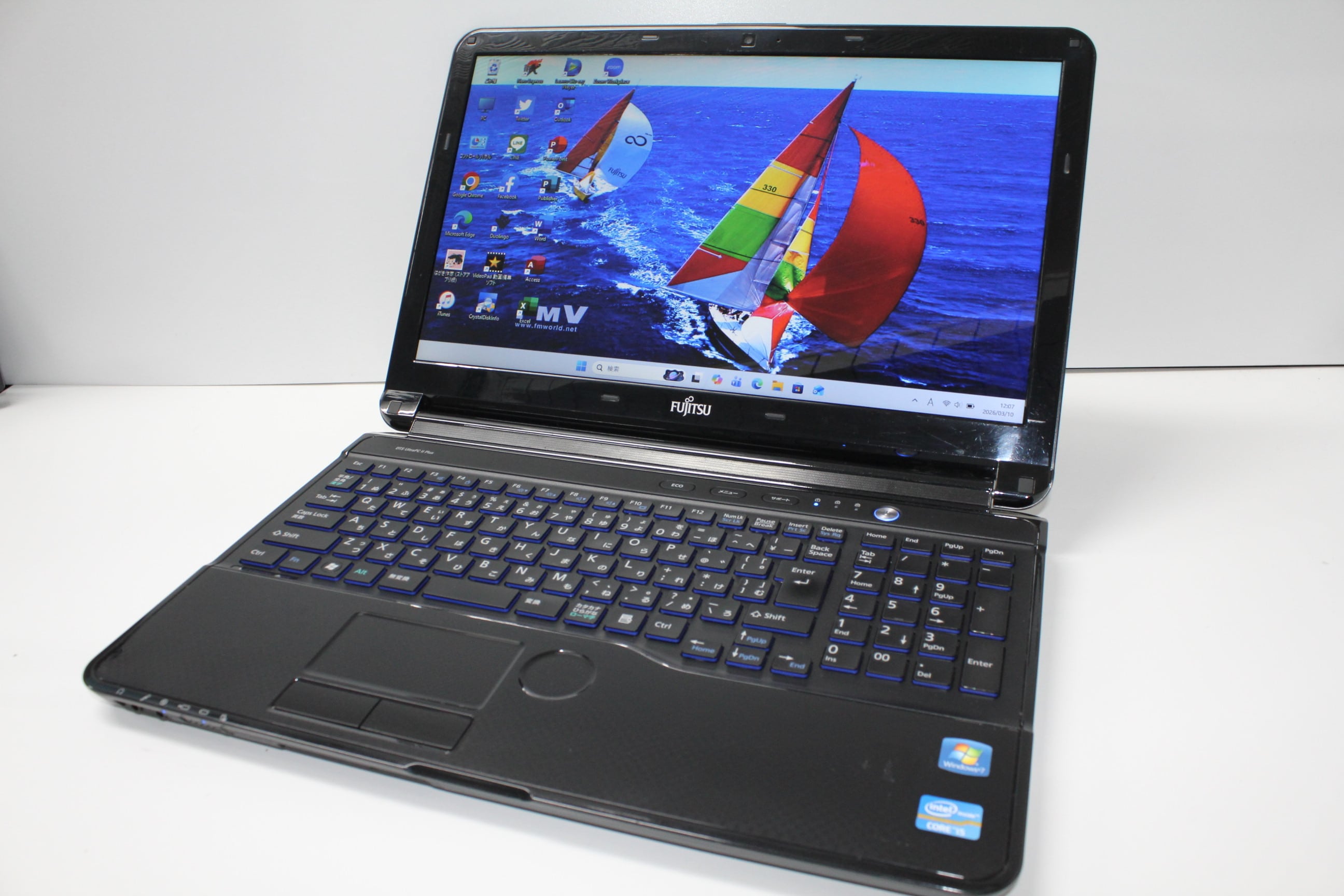 【中古ノートPC】富士通〈LIFEBOOK  AH77/C〉Intel Core i7/SSD240GB/メモリ8GB ④ 中古ノートPC】富士通〈LIFEBOOK AH77/C〉Intel Core i7/SSD240GB