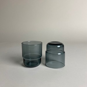 HIMMEL Stacking glass GY  /  ヒメル スタッキング  グラス グレー