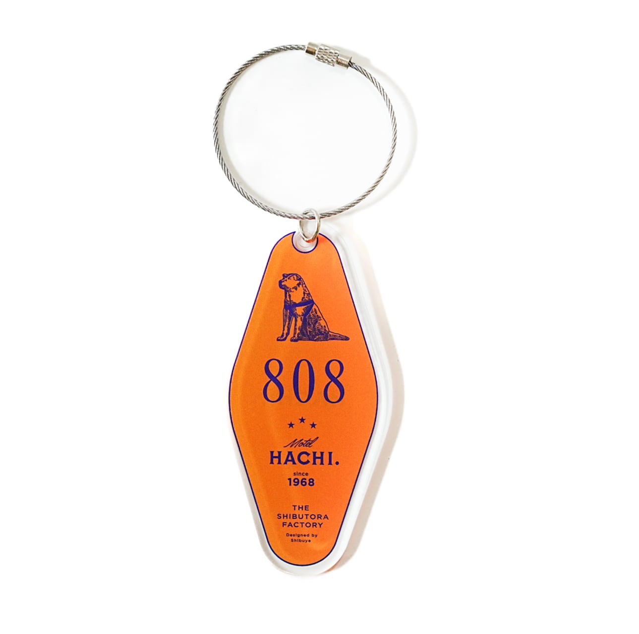 HACHI. MOTEL KEY HOLDER 808 | HACHI.THE SHIBUTORA FACTORY