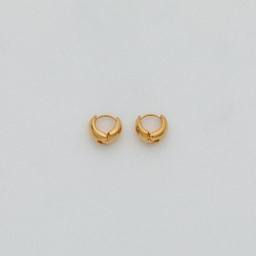 Round shape pierce small Gold