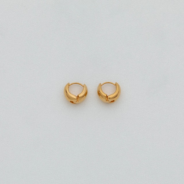 Round shape pierce medium Gold