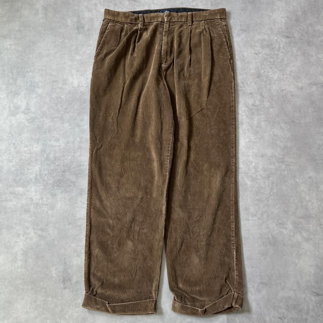 ドッカーズ リーバイス W36 コーデュロイ チノパン 古着 茶 17051