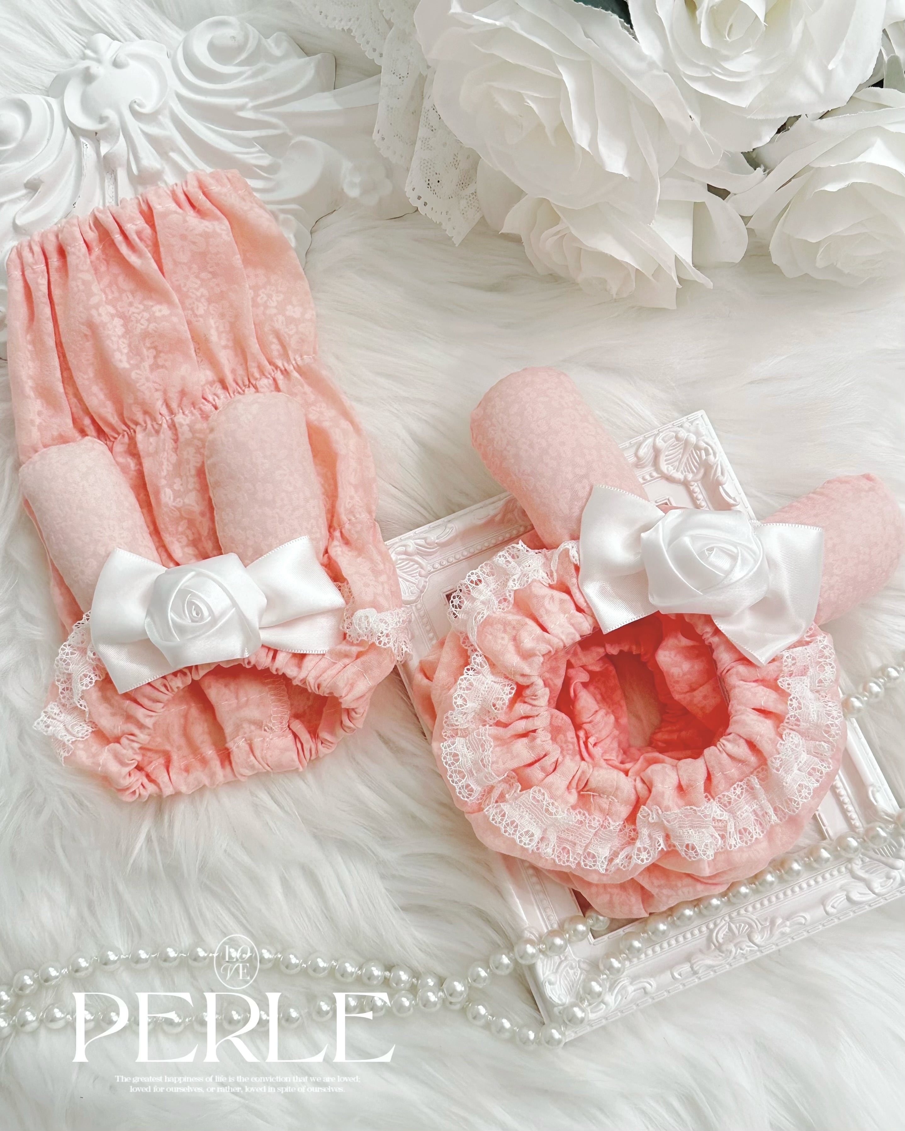 Pink bunnyᕱ⑅ᕱ うさみみスヌード