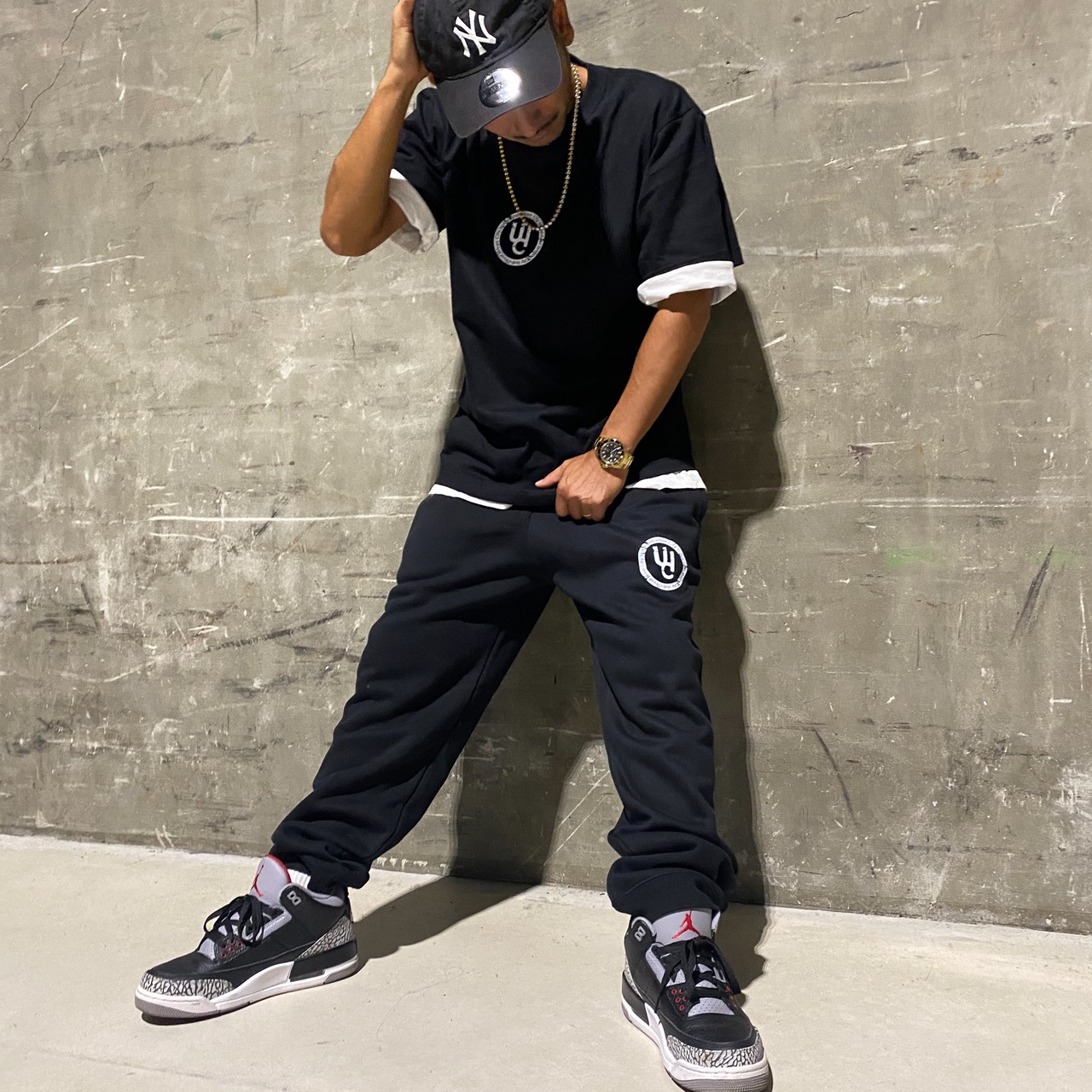 Urban City Sweat Pants CIRCLE / BLACK