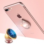 Formosa Japan スマホ リング ホールドリング 薄型 スタンド機能 落下防止 車載ホルダー 360回転 iPhone/Android各種他 [IF-SMRDP-SV]