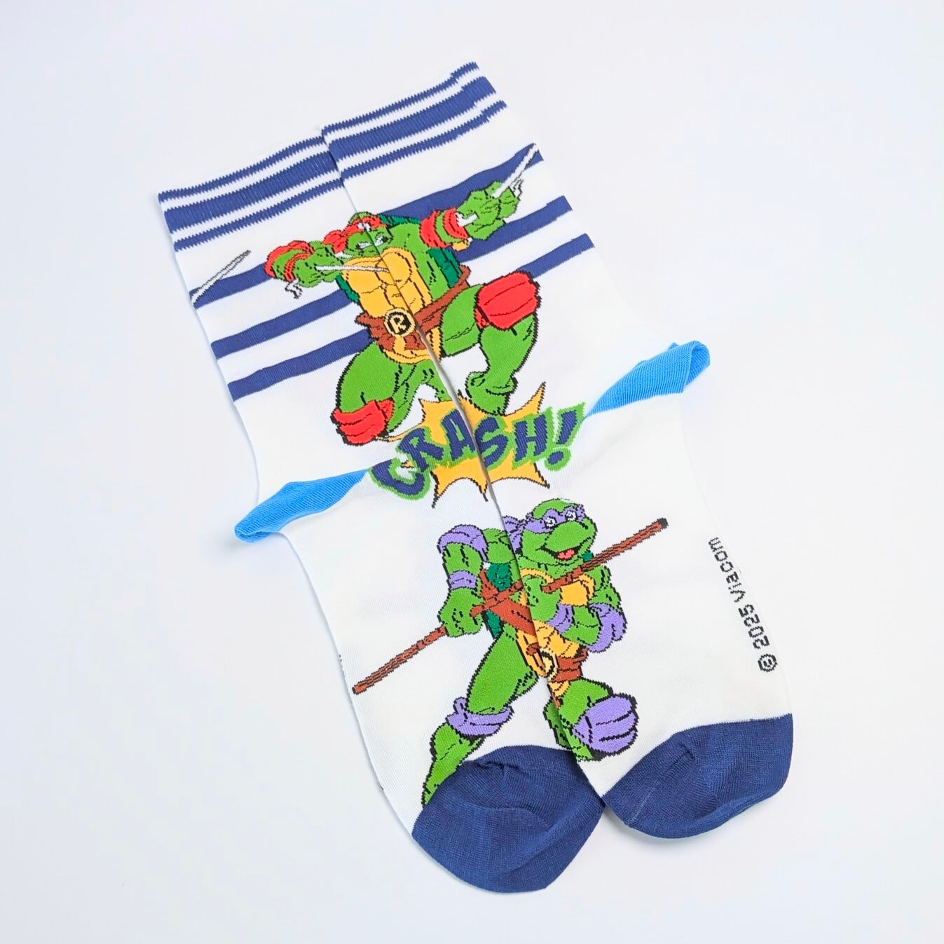 ♧【 crew socks / クルーソックス 】Teenage Mutant Ninja Turtles ( タートルズ ) / 靴下 / ソックス〚アメリカン雑貨 アメトイ〛