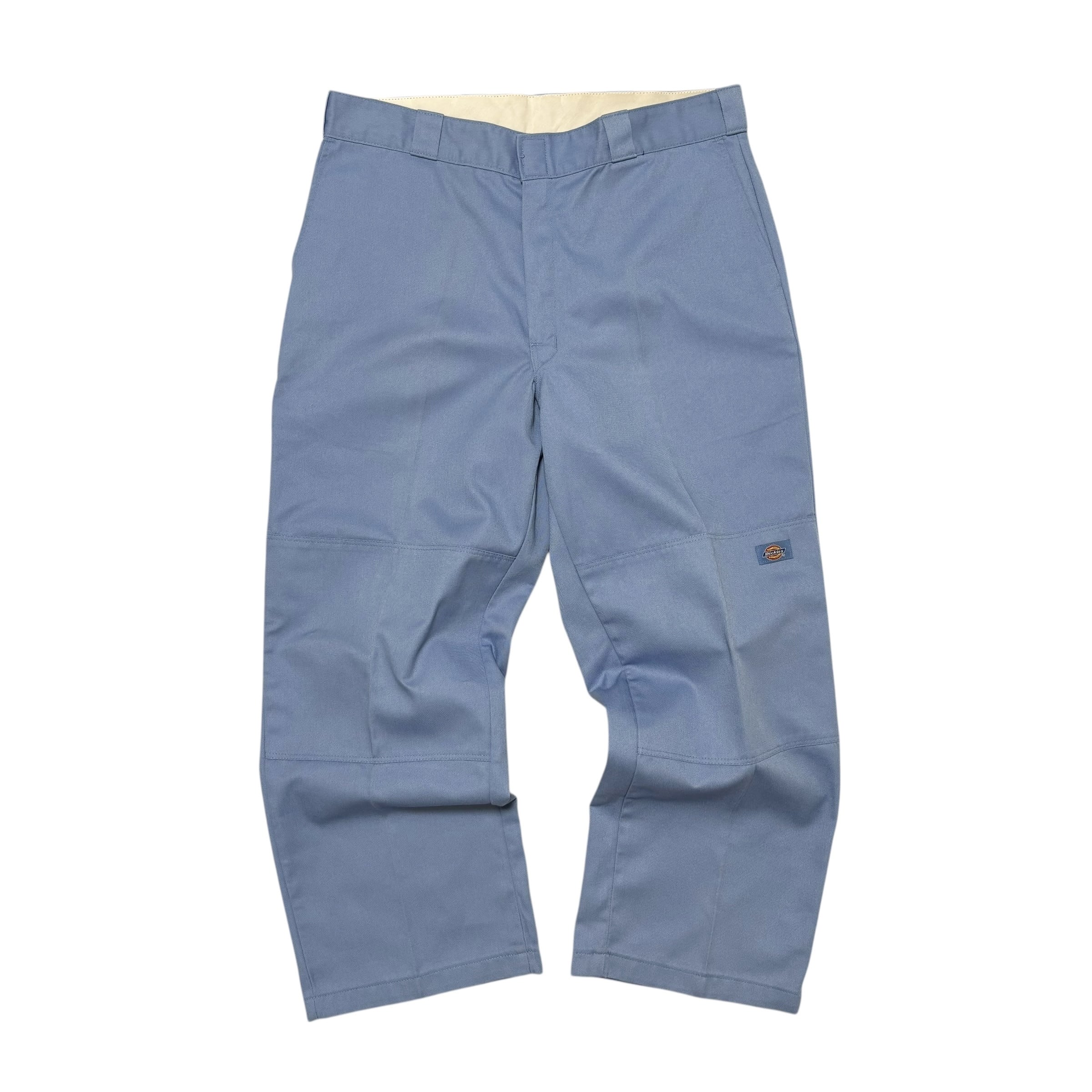 希少! W31L32 廃番 スカイブルー メキシコ製 ディッキーズ ダブルニー ディッキーズ赤パンツ 廃盤メキシコ製 Dickies - 希少! W30L32 廃番