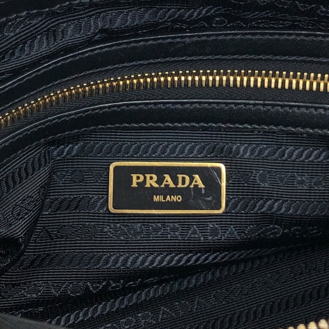 PRADA プラダ ボストンバッグ ブラック ロゴ ナイロン 2way vintage ヴィンテージ オールド 76zjdy