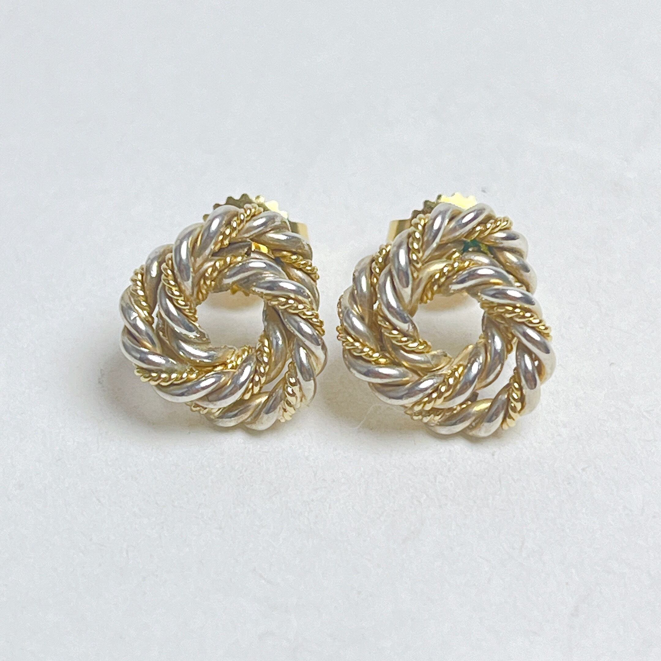 ティファニー ツイスト サークル コンビ ピアス 750 925 【公式通販】