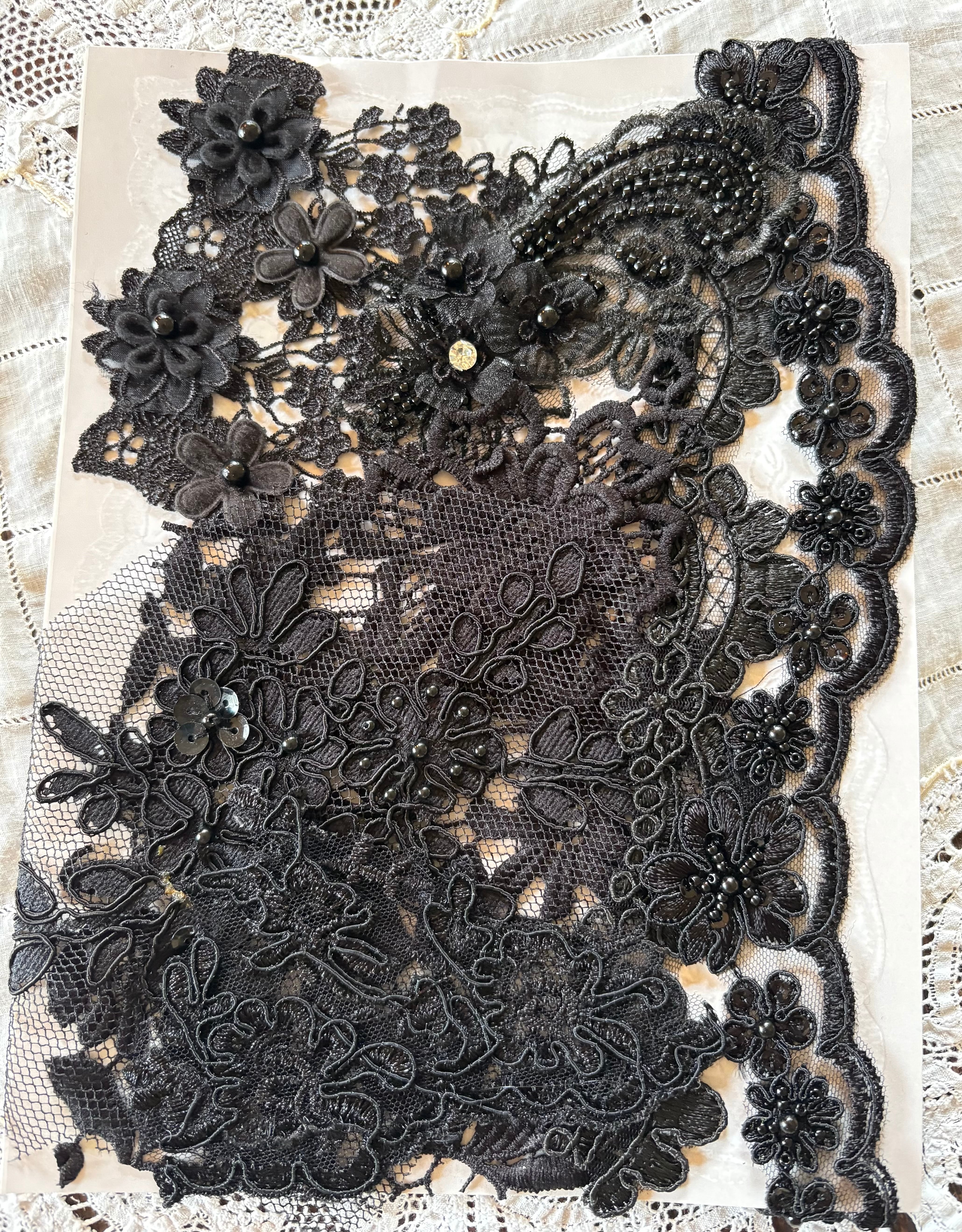 jam染レース】NO14 ベーシック蔦花レース | フェステナ・レンテJAM