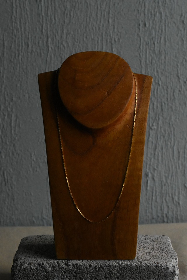 Utah／”GENERAL” 24KGP 925silver necklace