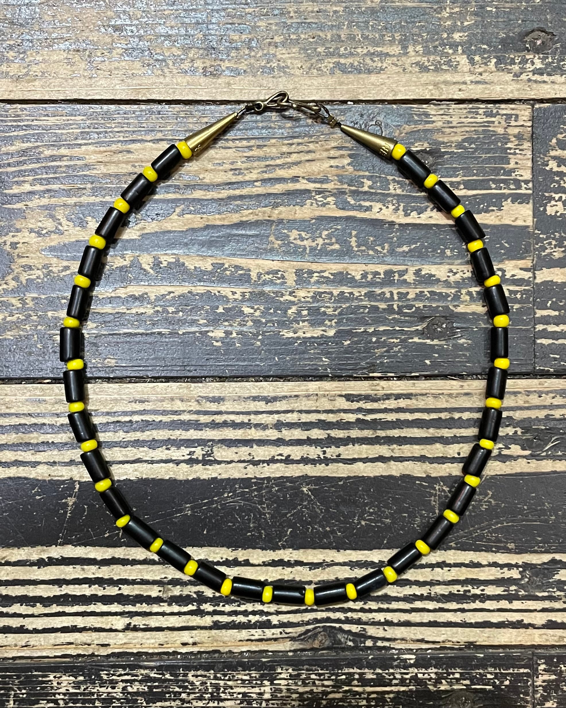 【ケンジン】ビンテージ ホワイトハーツ ネックレス/VINTAGE HUDSON BAY BEADS NECKLACE "KENZIN"
