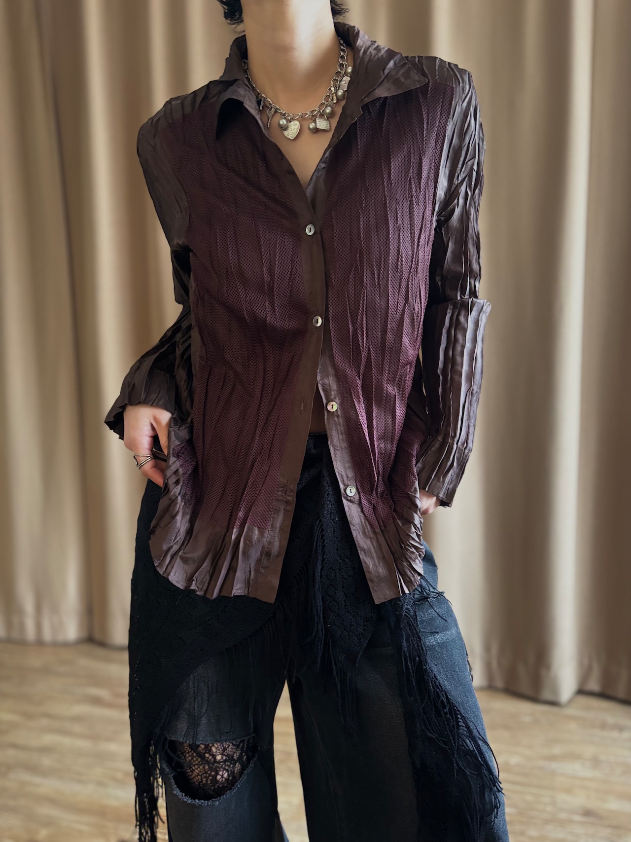 mocha brown mode shirt-5156-2