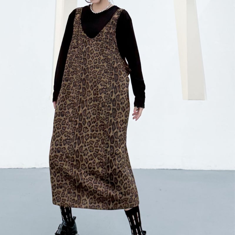 ボタンストラップ ミニ丈 サロペットワンピース 2color ON0975