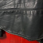 70s Schott 本革ダブルライダースジャケット　レザージャケット　パイソンタグ　取り外しライナー