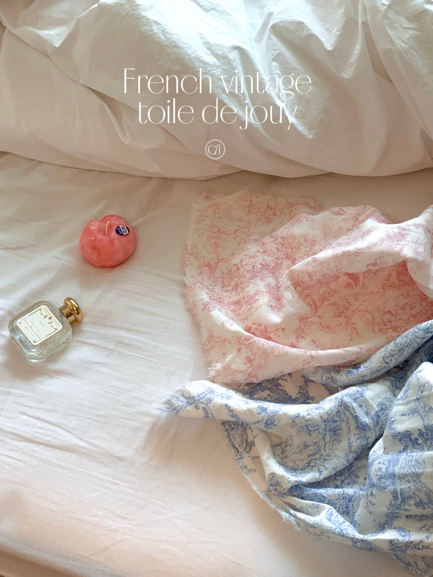 【予約】トワルドジュイ　二重ガーゼコットン生地