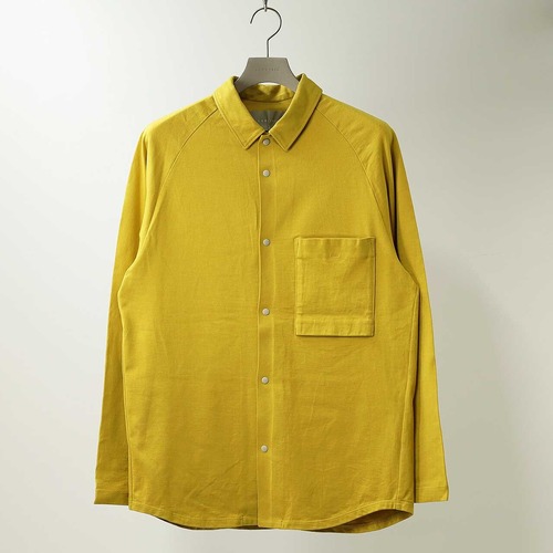 CURLY&Co./PLATING STITCH COTTON JERSEY SHIRT